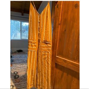 Tie back crop wide leg jumper